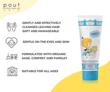 Load image into Gallery viewer, pout Care Blueberry Potion Natural Shampoo 250ml