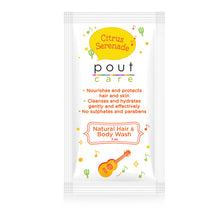 Load image into Gallery viewer, pout Care Citrus Serenade Natural Hair & Body Wash 7ml
