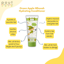 Load image into Gallery viewer, pout Care Green Apple Whoosh Hydrating Conditioner 250ml (Packaging Defects)