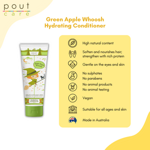 pout Care Green Apple Whoosh Hydrating Conditioner 75ml x 2