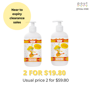 pout Care Citrus Serenade Natural Hair & Body Wash 500ml | Expiry Mar 25