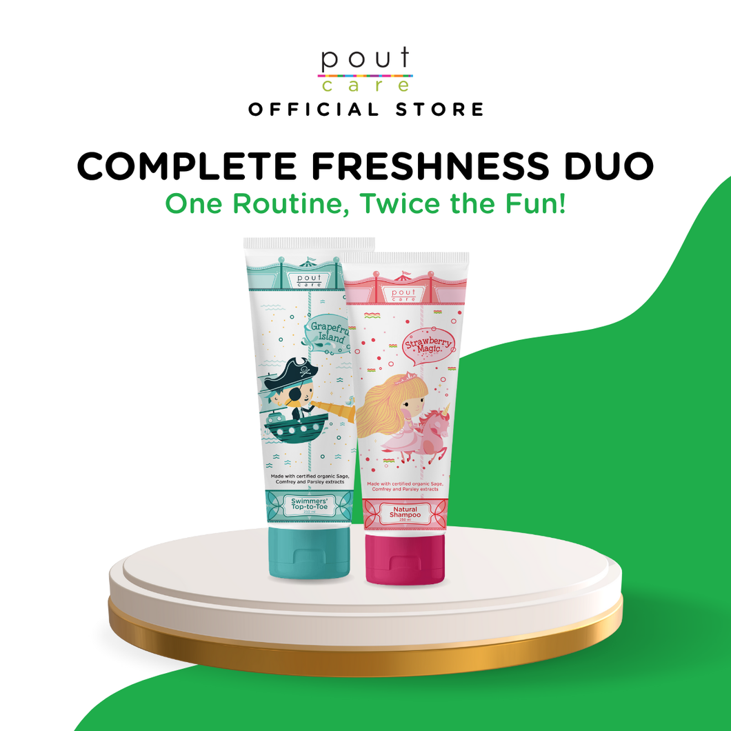 pout Care Natural Shampoo and Swimmers' Top-to-Toe Bundle