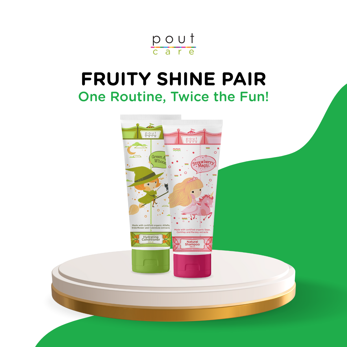 pout Care Natural Shampoo and Hydrating Conditioner Bundle