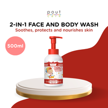 Load image into Gallery viewer, pout Care Swimmers’ Top-to-Toe Chlorine Removal Wash 250ml &amp; Yuzu Superstar Face &amp; Body Foam 500ml
